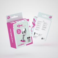 Bijou Rosa Anal-Juwelen-Plug, Klein, Edelstahl, Bild 2