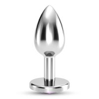 Bijou Rosa Anal-Juwelen-Plug, Klein, Edelstahl, Bild 3