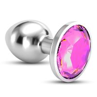 Bijou Rosa Anal-Juwelen-Plug, Klein, Edelstahl, Bild 4