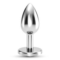 Bijou Black Anal Jewel Plug, Large, Steel, picture 3