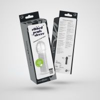 Crushious Ribbed Sleeve Transparent, Elastic, picture 2