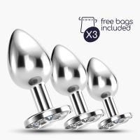 Crushious Bijou Graduated Anal Plug Set with Jewels, picture 5