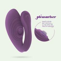 Crushious Pleasuriser Remote-Control Vibrator, Purple, picture 5