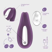 Crushious Pleasuriser Remote-Control Vibrator, Purple, picture 6
