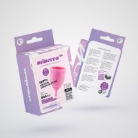 Crushious Minerva Menstruations-Becher XS Rosa Silikon, Bild 2