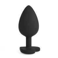 Crushious Cuore Plug Anal Pequeno Preto Joealhudo, imagem 3