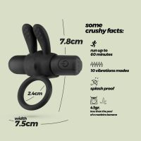 Crushious Wonka Vibrating Cock Ring and Bullet Set, picture 6