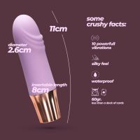 Crushious Mellow Waves Realistic Mini Vibrator, picture 5