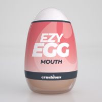 Crushious Ezy Egg Masturbator, Rot Mundtextur, Bild 2