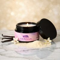 Crushious Silk Masaż świeca Zapach wanilii, zdjęcie 5