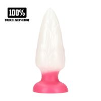 Fiction Cocks Chimera Egg Plug Branco-Vermelho Silicone