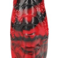Fiction Cocks Dark Lycan Spawn, rød-sort varulv dildo, billede 5