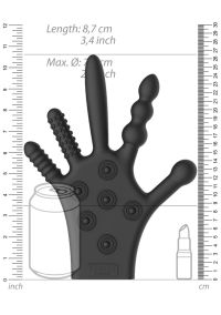 Fist It Luva de Fisting em Silicone com Dedos Texturizados, imagem 4