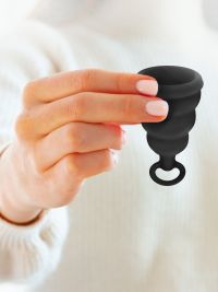G-Vibe G-Cup Menstrual Cup Leak Protection, bild 5