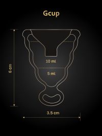 G-Vibe G-Cup Menstrual Cup Leak Protection, bild 6
