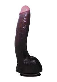 Dildo All Black Jungle King 25 cm realistyczne