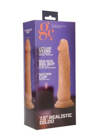 GC by Shots Realistic Dildo 19 cm Veined, Black, picture 2