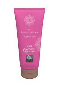 Gel Glide Massaggio HOT 2-in-1 Lampone 200ml