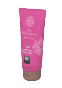 Gel Glide Massaggio HOT 2-in-1 Lampone 200ml, immagine 2