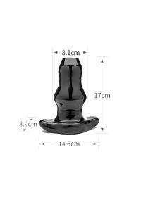 Plug tunnel double PerfectFitBrand XL transparent, photo 3
