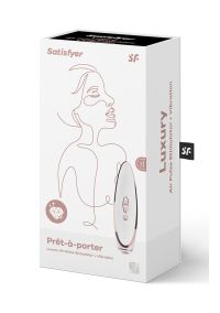 Satisfyer Prêt-à-Porter Luxury Air Pulse Vibrator White Rose Gold, picture 2