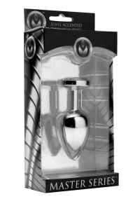 XR Brands Lucent Diamond Chrome Aluminum Plug, picture 2