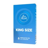 Love Match King Size Kondomer 60 mm 6-Pack, bild 2