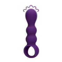Loveline Plug anal vibrant goutte-d'eau semi-transparent