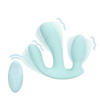 Loveline Drei-Zonen Flüssigsilikon-Vibrator für Vermischte Lust