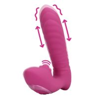 Loveline Schubsender und Klopfender Vibrator Rosa