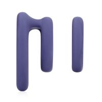 Loveline Silicone Heart Cock Rings with Inner Diameter, Violet Storm, bild 4