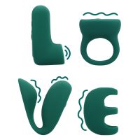Loveline LOVE Erkunde Set Vier Toys, Grün