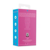 Vibrador varinha mini rosa Loveline com grip acolchoado, imagem 3