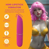 Loveline Mini Lippenstift Vibrator Kompakt Rosa, Bild 4