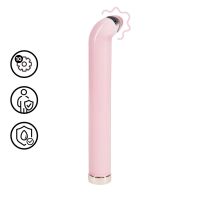 Loveline Glas Gekrümmt Rosa G-Spot Vibrator