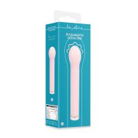 Vibrador de vidro Loveline rosa suave e luxuoso, imagem 2