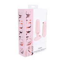 Loveline Velvet Anal Plug, Remote Pink, picture 2
