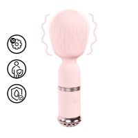 Loveline Velour mini-massagestav med färgväxlande fot