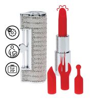 Loveline Angel Lippenstift-Vibrator mit auswechselbaren Köpfen, Bild 7