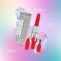 Loveline Angel Lippenstift-Vibrator mit auswechselbaren Köpfen, Bild 12