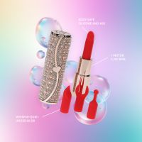 Loveline Tiffany Lippenstift-Vibrator mit Dual Silikon-Köpfen, Bild 6