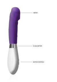 Luna Asopus Multispeed-Vibrator in Violett, 20,8 cm, Bild 3