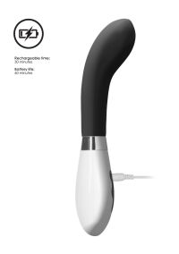 Vibromasseur Point G Luna Apollo Noir rechargeable courbé, photo 5