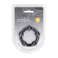 Cockring perlé en silicone Levelz, taille M, photo 2