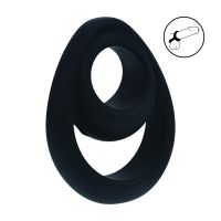 Levelz Double Ergo Cockring Silicone Verge et Testicules