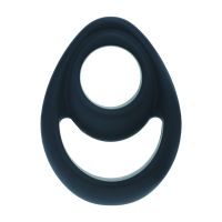 Levelz Double Ergo Cockring Silicone Verge et Testicules, photo 4
