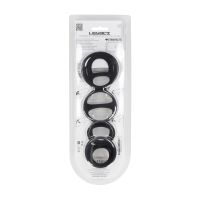 Levelz Silicone Cock Ring Set of 4 Varied Designs, picture 3
