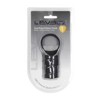 Anel Peniana Hybrid Levelz Cockring Silicone Preto Manga Estriada, imagem 2