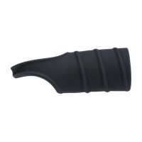 Anel Peniana Hybrid Levelz Cockring Silicone Preto Manga Estriada, imagem 4