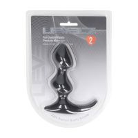 Levelz by Shots Full Double Ripple svart prostatamassage, bild 2